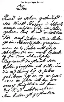 Kaspar: Kaspar Hauser