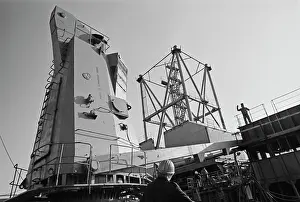 Astrakhan: Kaspiy-type PBU-2 floating drilling rig