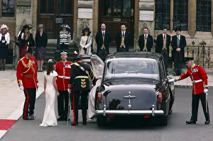 Pippa: Kate Middleton arriving for her wedding