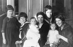 Manns: Katharina Hedwig Mann with her children