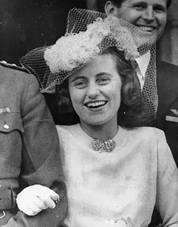 Hartington: Kathleen Agnes Kennedy at her wedding