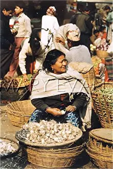 Stallholder: KATHMANDU MARKET/NEPAL