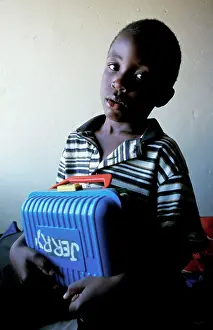 Windhoek: Katutura township, Windhoek - young learner, 1998africa/nami