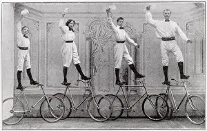 Kaufmann: Kaufmann Troupe of Trick-Cyclist 1901