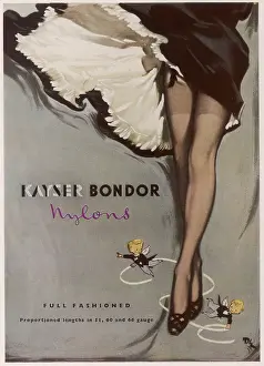 David Wright Collection (iln): Kayser Bondor advertisement designed by David Wright