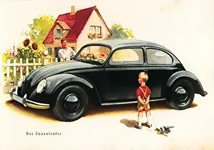 Forerunner: Kdf car, advertising, 1938