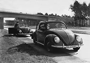 KdF car on the highway, 1938