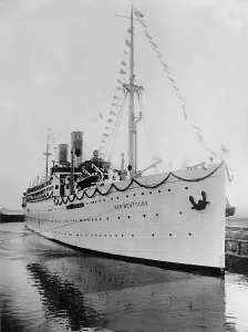 Bremerhaven: KdF ship The German, 1934