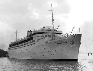 Prewar: KdF ship Robert Ley on maiden voyage