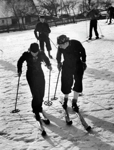 Silesian: KdF ski course in the Krkonose, 1936