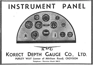 Korect: KDG - Aircraft Instrument Panel