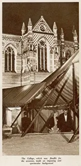 Keble: Keble College floodlit 1949