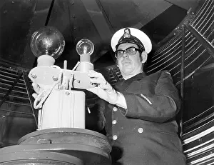 Longships: Keeper of Longships Lighthouse, off Lands End, Cornwall
