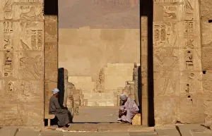 Keeper: Keepes in the mortuary temple of Ramses III. Egypt