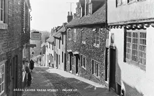 Cobbled: Keere Street in Lewes