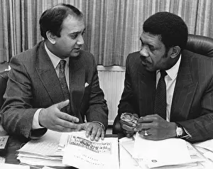 Standish: Keith Vaz and Bill Morris at a meeting