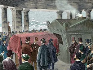 Crematory: Keller, Albert (1820-1874). Italian capitalist. Keller's bod