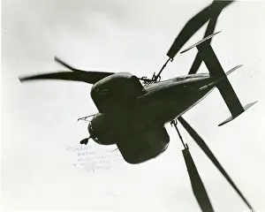 Rotors: Kellett XR-10 under test at Olmsted Air Force Base