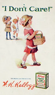 Flakes: Kellogg's - Toasted Corn Flakes - Promotional postcard