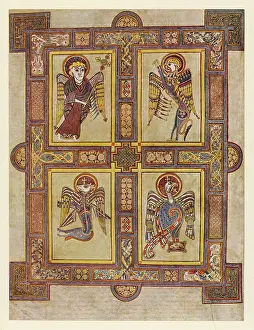 Kells: KELLS : EVANGEL SYMBOLS