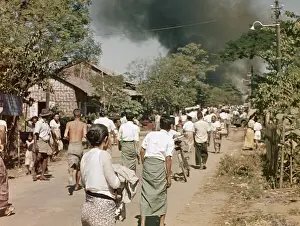 Pandemonium: Kemmendine - basha fire - Rangoon