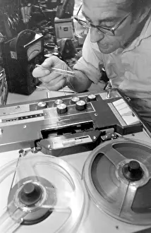 Achurch: Ken Achurch with spying equipment