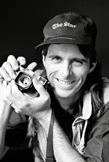 Ken Oosterbroek, in his The Star cap, with his