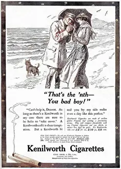Kenilworth cigarettes advertisement, WW1
