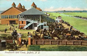 Paddock: Kenilworth Race Track, Buffalo, New York State, USA