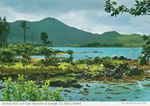 Kenmare: Kenmare River and Caha Mountains at Lauragh, County Kerry