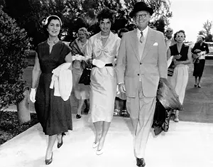 Auchincloss: Kennedy outing to Hialeah Race Track. L-R: ?