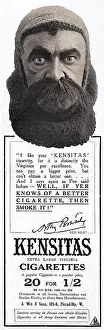 Bourchier: Kensitas cigarettes advert featuring Old Bill