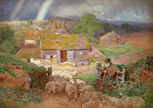 Kentish: Kentish Rainbow - shepherd and flock
