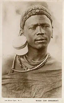 Oddity: Kenya - Masai man with extended earlobe