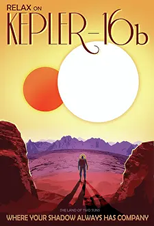 Loneliness: Kepler-16b orbits a pair of stars in this