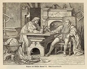 Compasses: Kepler with Rudolf II