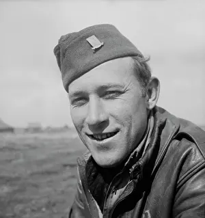 Close Up: Kermit M. Gregory, radio operator of a B-24