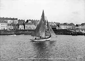Portrush: Kerr Street from Across the Harbour, Portrush