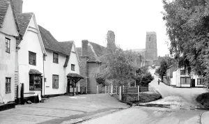 Kersey: Kersey, the Ford and Church c1955