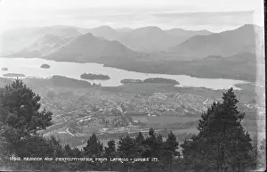Derwentwater: Keswick and Derwentwater from Latrigg