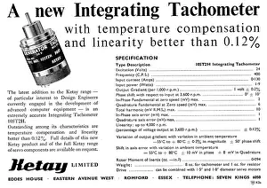 Tachometer: Ketay Integrating Tachometer 1958