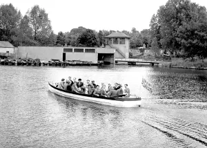 Kettering: Kettering, the Boating Lake c1955