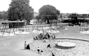 Kettering: Kettering, Childrens Playground c1955