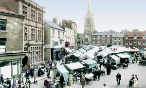 Kettering: Kettering, the Market 1922