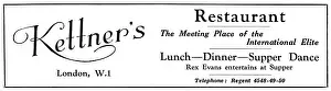Kettners: Kettner's advertisement
