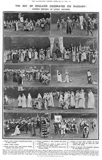 Reenactment: The Key of England celebrates its pageant, 1908
