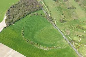 Curvilinear: Keynston Down, Dorset