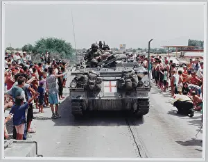 Relating: The KFOR invasion passing Stenkovich refugee camp