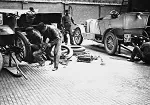 Fahrt: KFZ workshop, 1909
