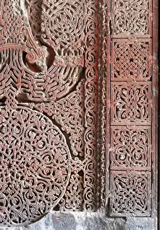 Canyon: Khachkar, Hovhannavank monastery, Ohanavan, Aragatsotn, Armenia